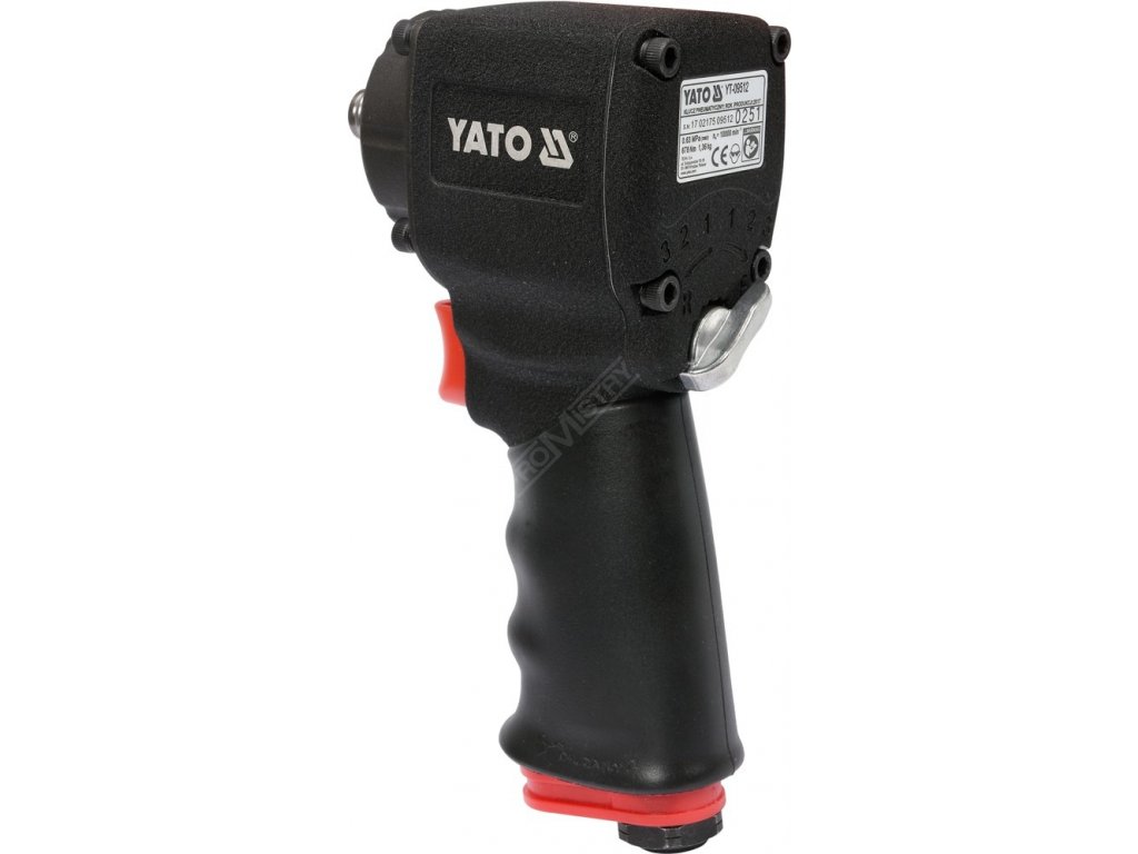 Rázový utahovák pneumatický - mini 1/2" 678 Nm Yato YT-09512 + Dárek, servis bez starostí v hodnotě 300Kč