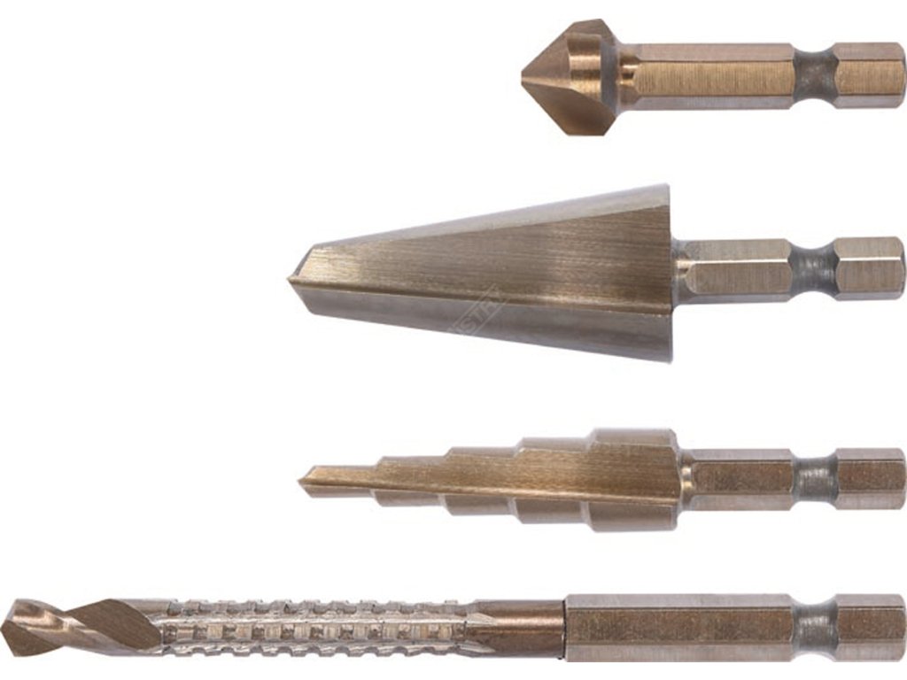 Sada 4ks univerzálních fréz 1/4" Yato YT-44705