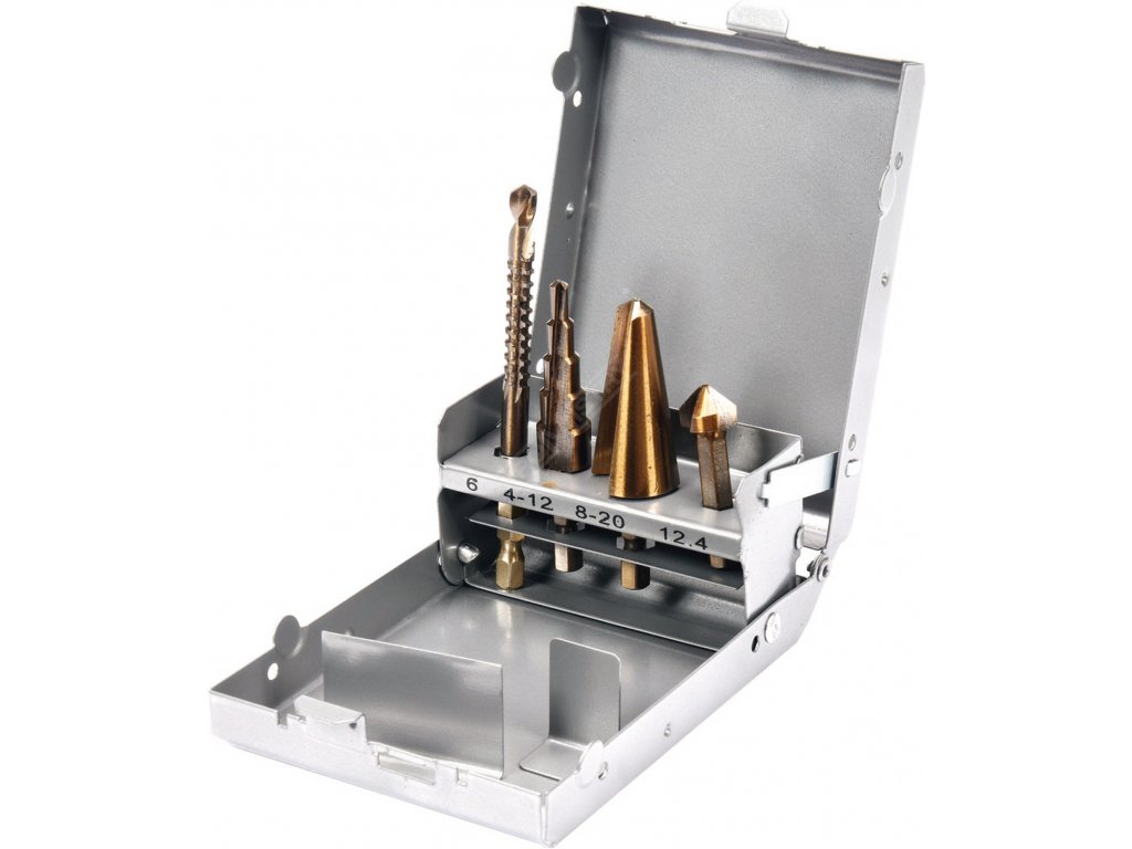 Sada 4ks univerzálních fréz 1/4" Yato YT-44705