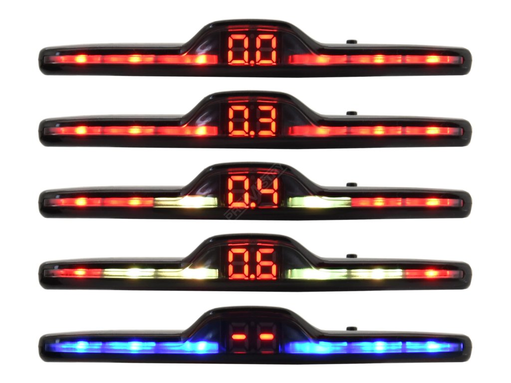 Parkovací asistent 4 senzory, WING, LED display Compass 33605 + Dárek, servis bez starostí v hodnotě 300Kč