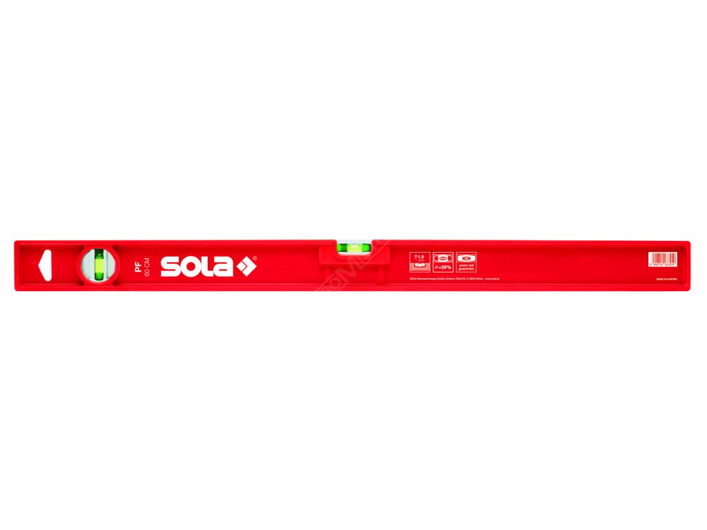 PF 40 - Plastová vodováha 40cm SOLA 01412501