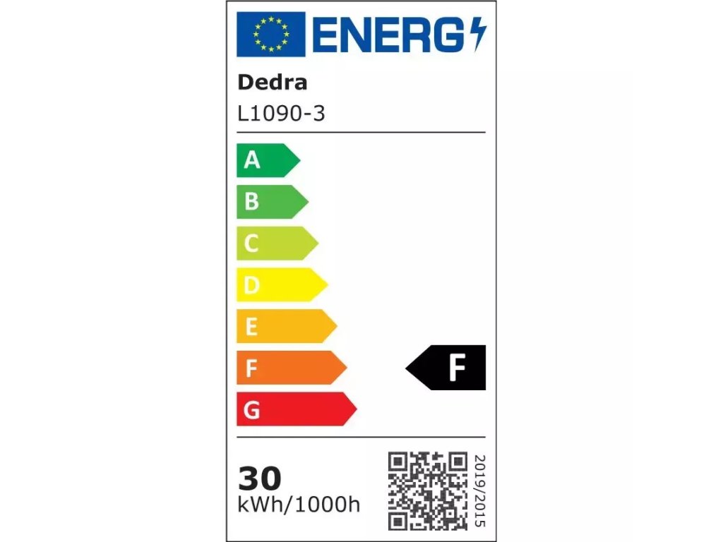 Nástěnné svítidlo SLIM 30W SMD LED, IP65 DEDRA L1090-3