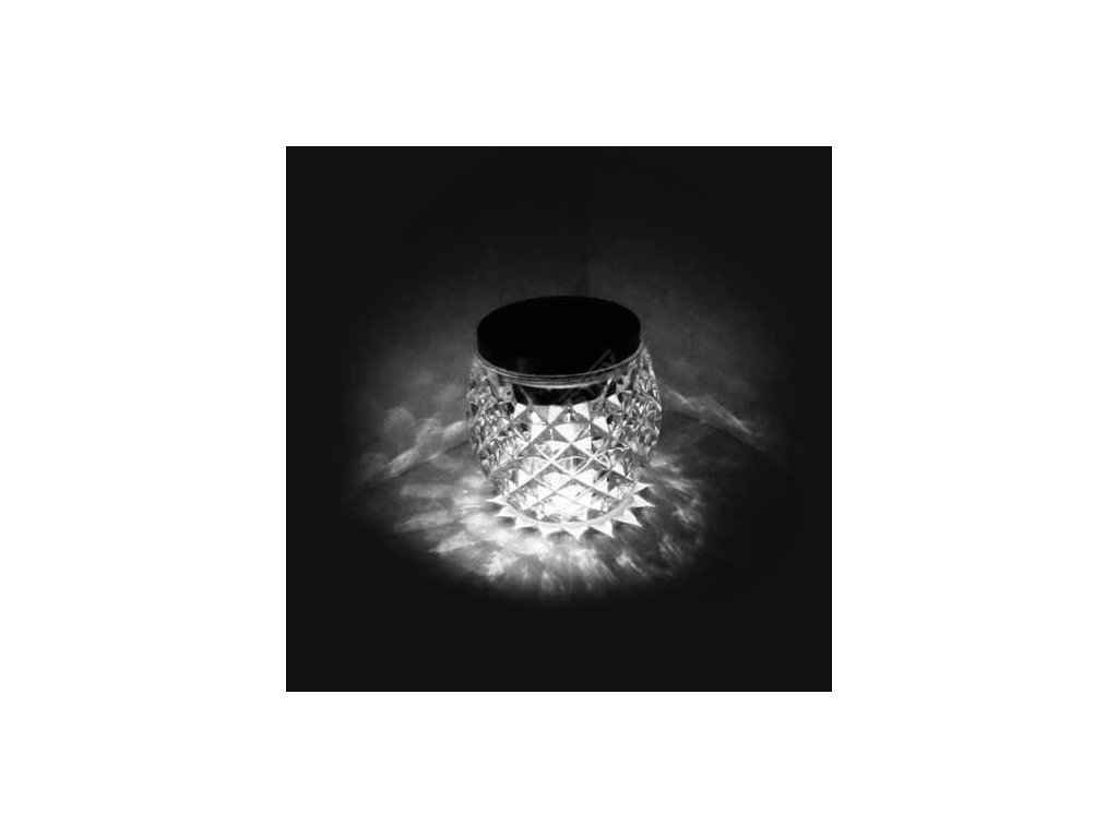 Zahradní solární LED světlo - sklo MAGG 120247