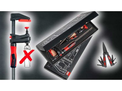Sada 2x GK30 GearKlamp + multifunkční nůžky BESSEY GK30-SET