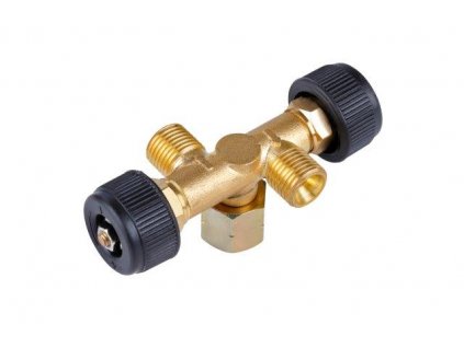 Rothenberger - dvojitý výstupní ventil propan/butan 1/4"L