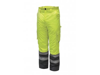 Reflexní zateplené kalhoty vel. XL, žluté DEDRA BH80SP1-XL  + Dárek, servis bez starostí v hodnotě 300Kč