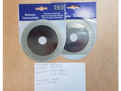 Diamantový brusný a řezný kotouč 115x22.2 mm do úhlové brusky