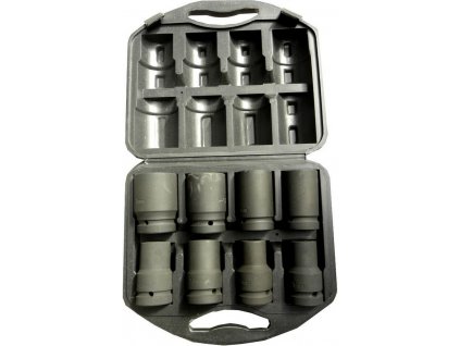 Sada nástrčných hlavic 1", 8ks, 19-41mm, GEKO