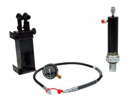 Hydraulické čerpadlo do dílenského lisu 20T, manometr GEKO nářadí G02003