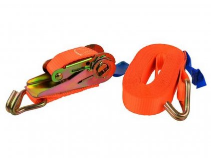 Popruh upínací s ERGO ráčnou a hákem, 5m/1T/25mm, GEKO