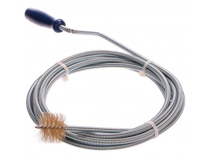 Pero protahovací na čištění odpadů, 3m x O 6mm, kartáček na konci GEKO nářadí G73153