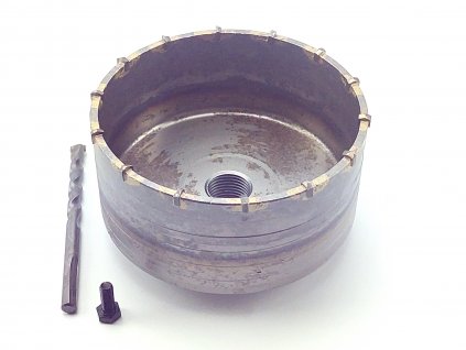 Příklepová vrtací korunka do betonu, průměr 125mm se stopkou 400mm SDS MAX