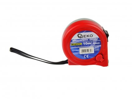 Metr svinovací s magnetem, 10 m x 25 mm GEKO nářadí G01450