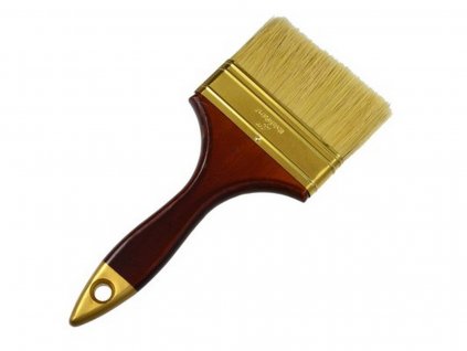 Štetec plochý, 100 mm, dřevěná rukojeť, GEKO PROFI
