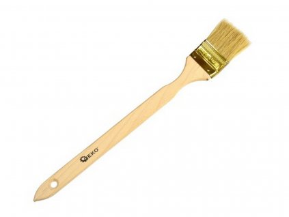 Štetec šikmý, 63 mm, dřevěná rukojeť, GEKO