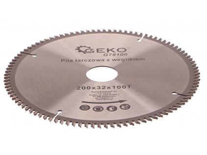 Kotouč řezný na hliník + redukce, 200x32 mm 100T, GEKO