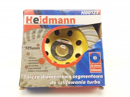 Diamantový brusný kotouč TURBO 125x22.23mm GEKO