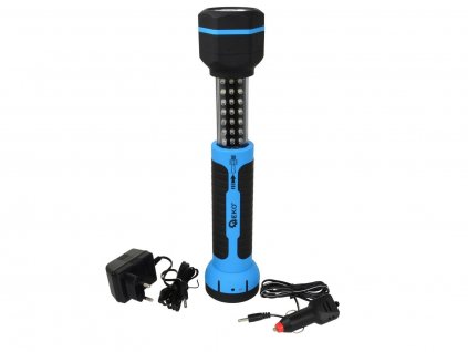 Dílenská lampa 30 + 6 LED teleskopická 230V / 12V GEKO nářadí G15108