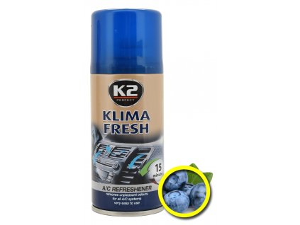 Osvěžovač KLIMA FRESH 150 ml BLUEBERRY K2 AMK222BB