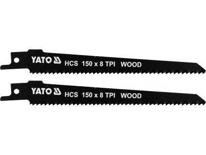 Pilové listy HCS 150MM 8TPI 2ks Yato YT-33923