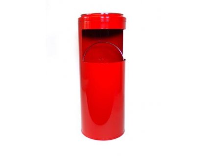 Odpadkový koš Mars 10 l s popelníkem, rozměr 250x622mm