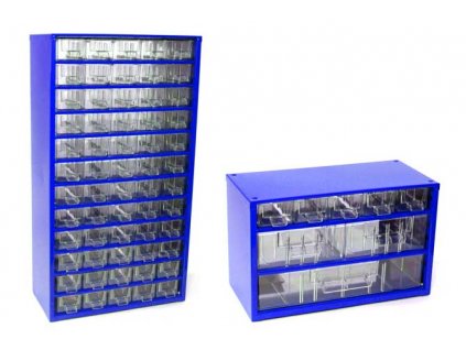 Set skříňek na drobné součástky do dílny, 6750M + 6733M - modrá MARS Svratka 6790M  + Dárek, servis bez starostí v hodnotě 300Kč