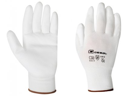 Pracovní nylonové rukavice MICRO FLEX velikost 7 GEBOL 709241