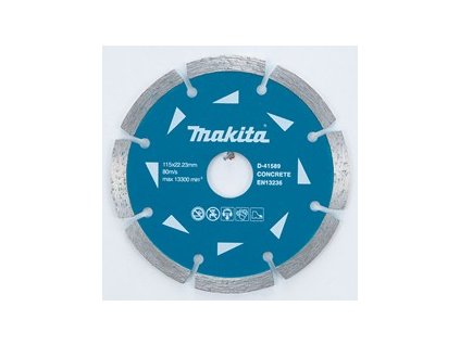 segmentový diamantový kotouč 115x22,23mm Makita D-41589