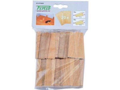Dřevěné klínky pro montáže 20ks MAGG 82-573420