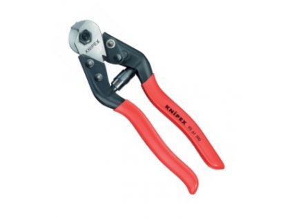 Štípací nůžky na ocelová lana Knipex; max průměr 4,0 mm