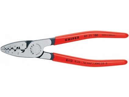 Kleště krimpovací na dutinky 180 mm KNIPEX 9771180  + Dárek, servis bez starostí v hodnotě 300Kč