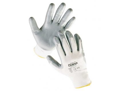 Pracovní rukavice nylonové s nitriovou dlaní Červa, velikost 7 CERVA GROUP a. s. BABBLER07