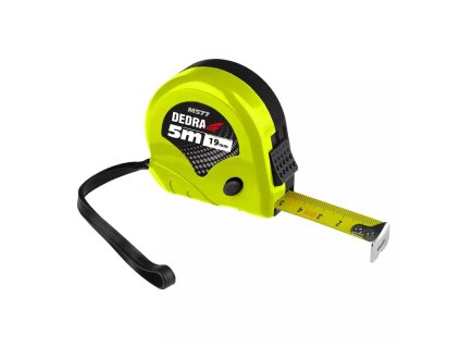 Svinovací metr 5mx19mm 2 x STOP DEDRA M577