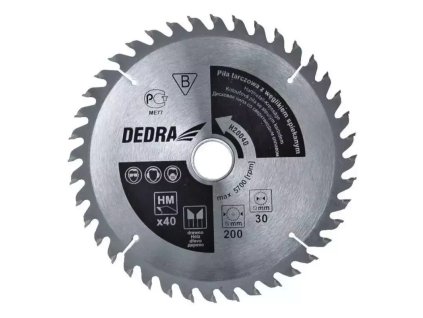 Kotoučová pila na dřevo 80z průměr 600x30 mm DEDRA H60080