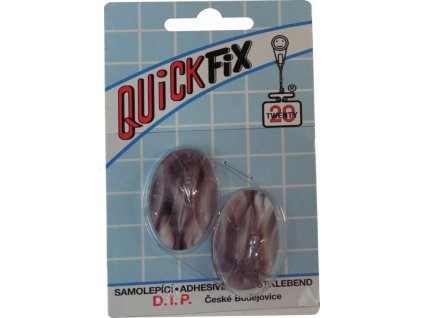 Samolepicí háček Quickfix, typ 2  - 2ks - světle hnědý D.I.P. DIP1040