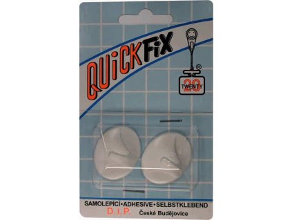 Samolepicí háček Quickfix, typ 6  - 2ks - bílý D.I.P. DIP2476