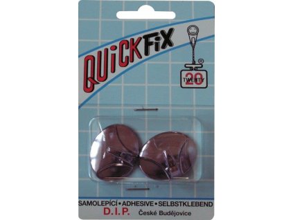 Samolepicí háček Quickfix, typ 6  - 2ks - chrom D.I.P. DIP2493