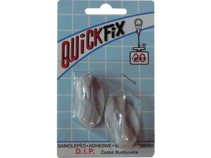 Samolepicí háček Quickfix, typ 2  - 2ks - bílo/šedý D.I.P. DIP2558