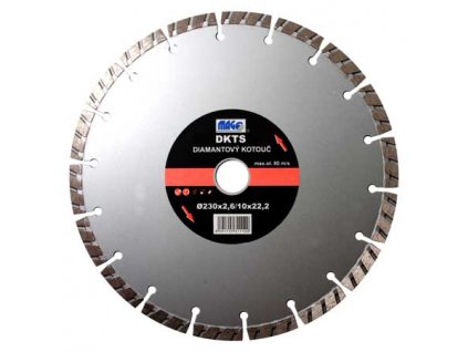 Řezný diamantový kotouč TURBO segment 230x22,2mm