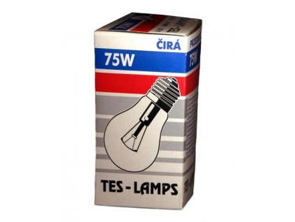 Topný článek E27 75W - čirá TES-LAMP s.r.o. E27075CIRA