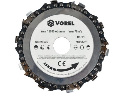 Kotouč řetězový 125 mm Vorel TO-08771