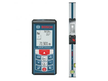 Laserový dálkoměr Bosch GLM 80 + lišta R60