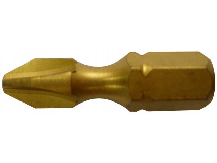 Křížový bit PH1x25mm bit TiN torzní - 1ks WEKADOR GSPH125TO