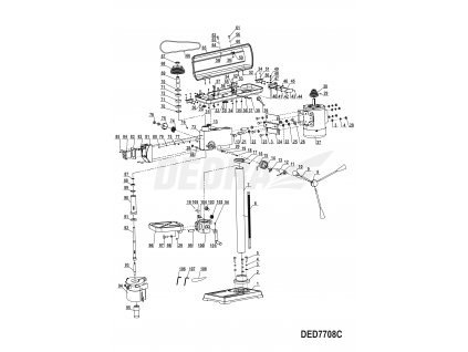 Mikrospínač KEDU HY50 8A 250V DEDRA XDED7708C.46