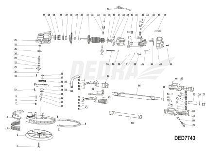 Napájecí kabel DEDRA XDED7743.79