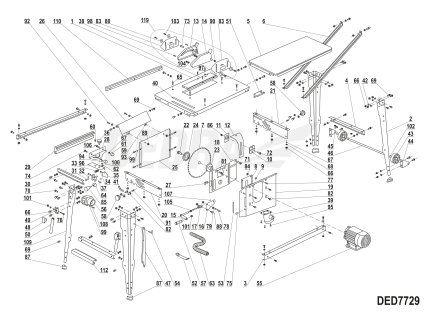 Přítlačný kroužek DEDRA XDED7729.023