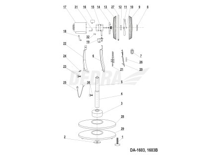 Motor DEDRA XDA-1603.15