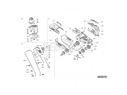 Podložka DEDRA XDED8707.C25