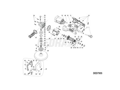 Rotor DEDRA XDED7955.23