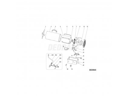 Plynový ventil cpl. DEDRA XDED9945.16